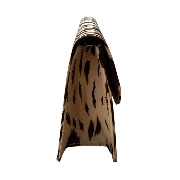 Christian Louboutin Loubi54 Gigi Leopard Satin Crepe Clutch Crossbody Bag - Picture 12 of 14